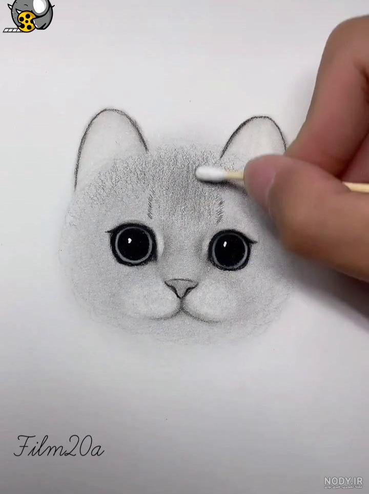 گربه سیاه نقاشی