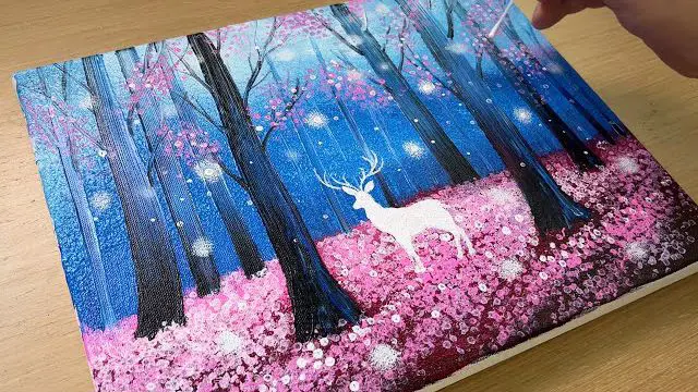 نقاشی آهو و انواع رنگ آمیزی آهو برای کودکان