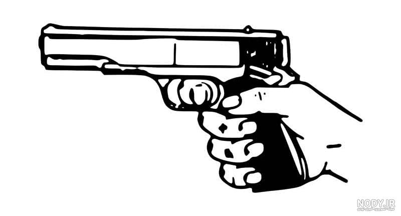 نقاشی تفنگ بزرگ