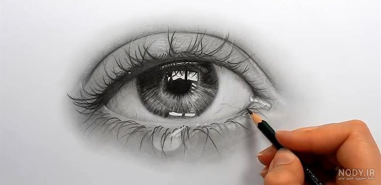 نقاشی چشم فانتزی سیاه قلم نقاشی چشم فانتزی سیاه قلم