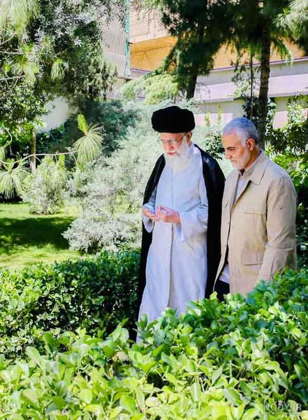  عکس رهبری در طبیعت