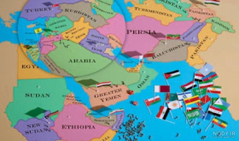 آشنایی با پرچم کشور‌های همسایه ایران | ایرانیان پابلیش