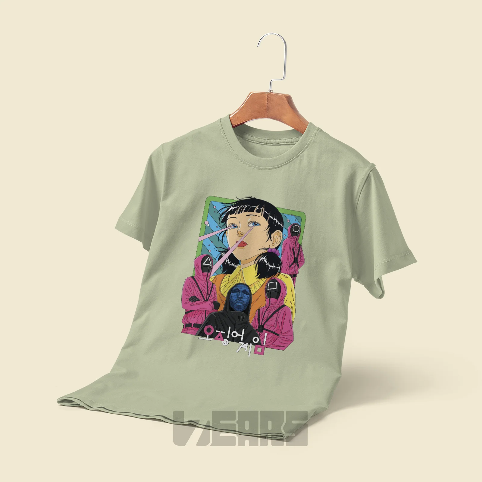 تیشرت بازی مرکب طرح فصل دوم Squid Game • فروشگاه 7wears