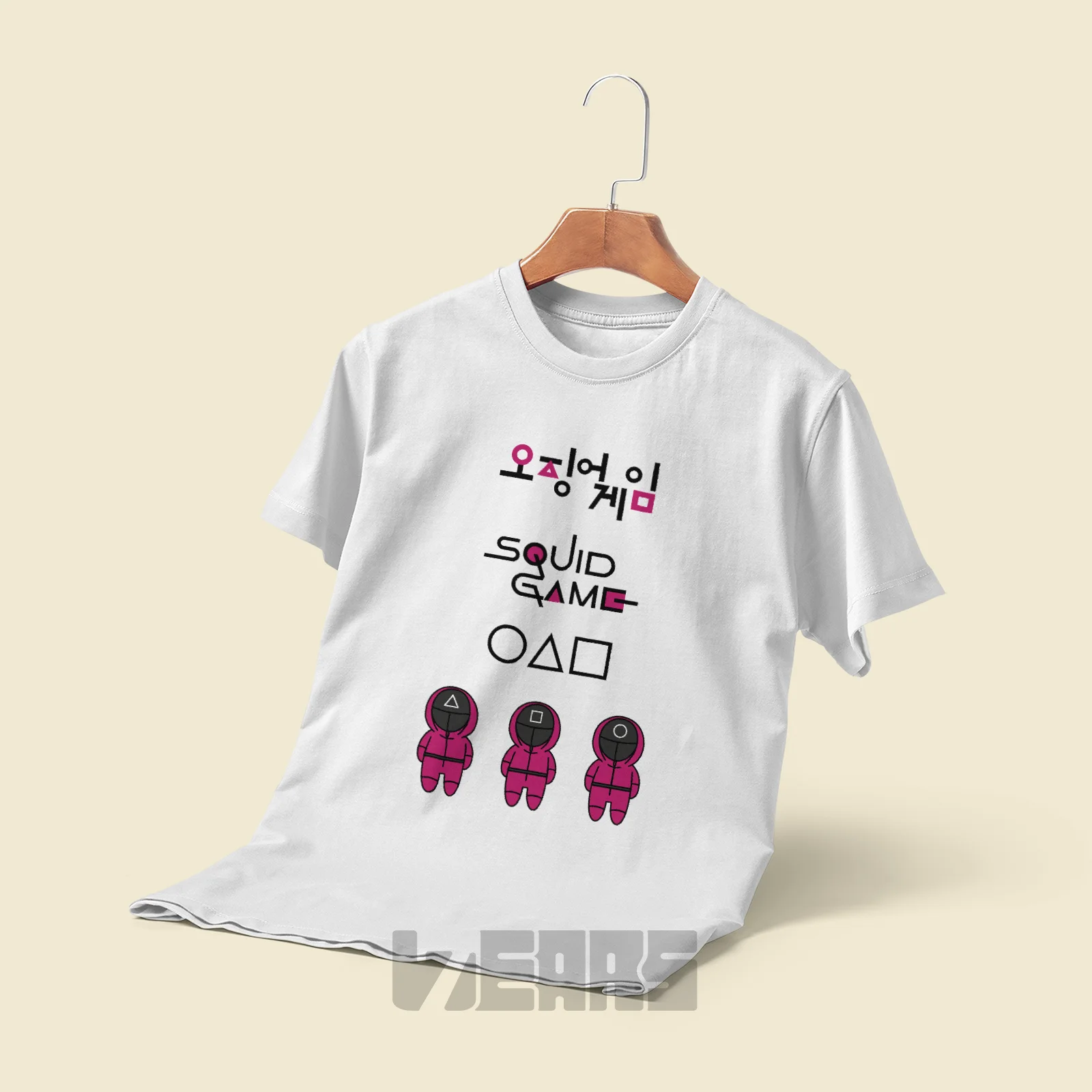 تیشرت Squid Game طرح بازی مرکب • فروشگاه 7wears