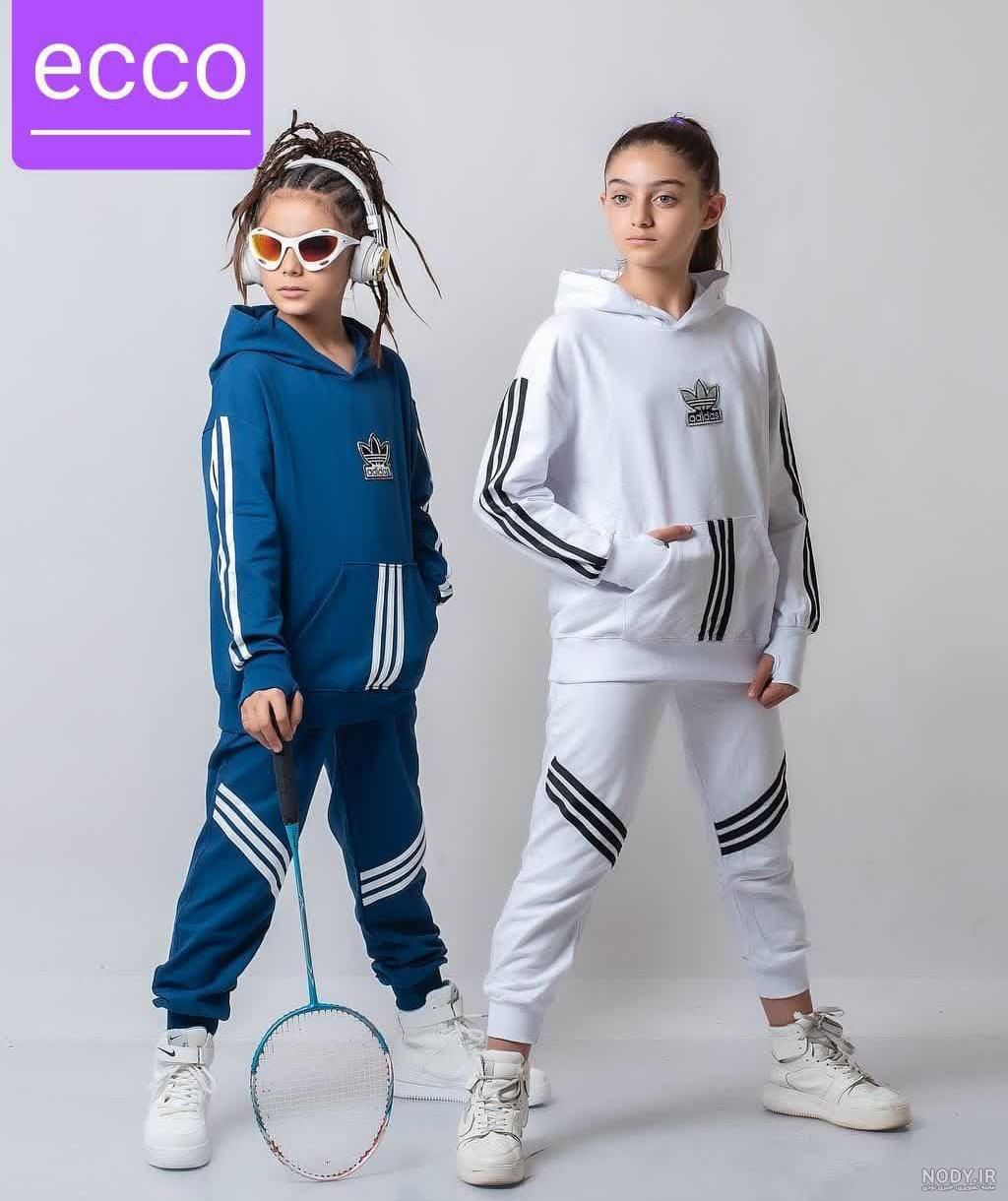 ست گرمکن شلوار ورزشی بچه گانه نایک از چنس پارچه شمعی