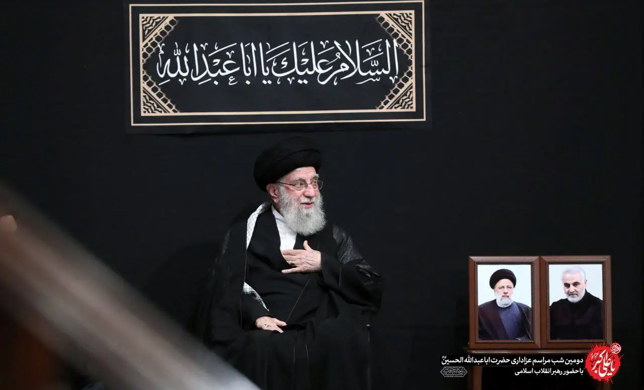 عکس رهبر سلیمانی رئیسی