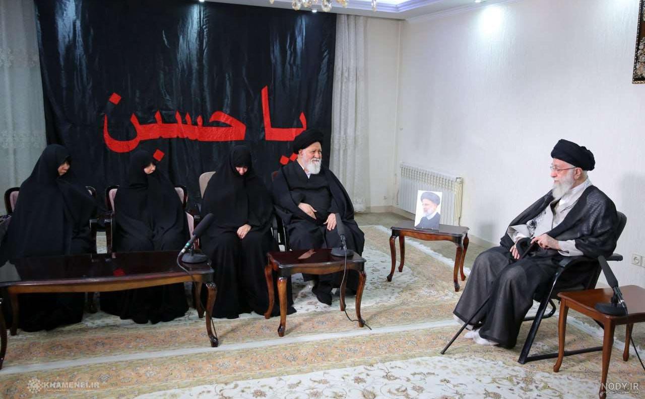 عکس رهبر و شهید رئیسی