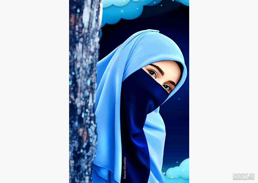 عکس فیک واقعی با حجاب - عکس نودی