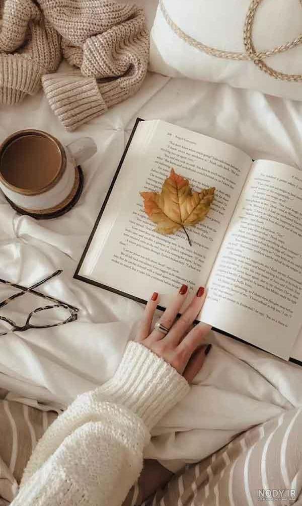 عکس پروفایل کتاب کلاسیک قهوه ای | تاوعکس