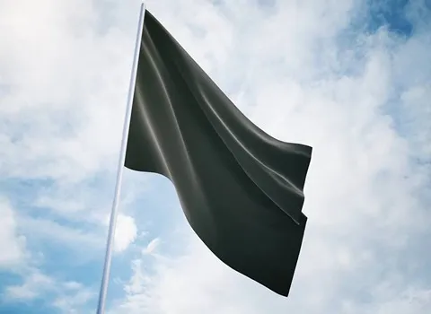 عکس پرچم مشکی ساده