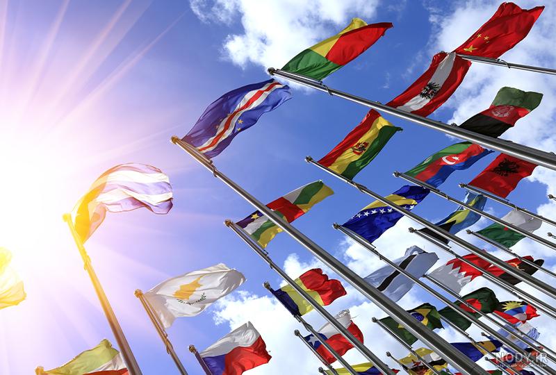 عکس پرچم کشورها - عکس نودی