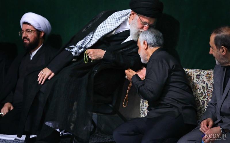 عکسی از دختر و پسر سردار سلیمانی در مسیر رسیدن به مراسم تشییع پیکر رئیسی -  خبرآنلاین