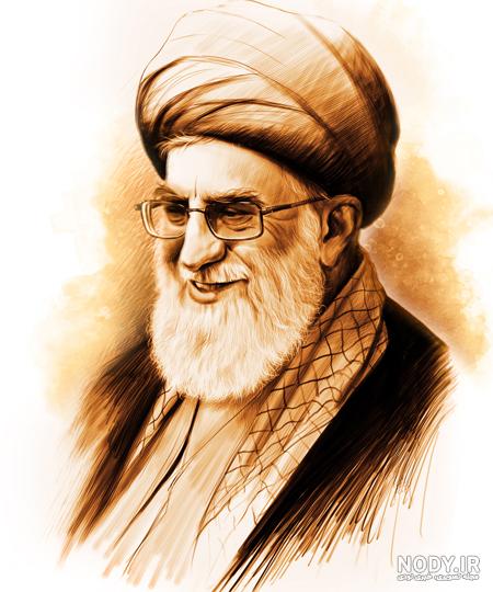 قاب عکس امام و رهبری با کیفیت بالا