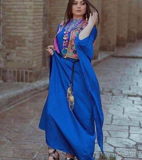 مدل لباس کردی زنانه سنندج + مدل لباس کردی شیک پولکی