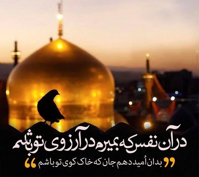 عکس نوشته امام رضا علیه السلام | 65 پروفایل عاشقانه امام رئوف - دلبرانه