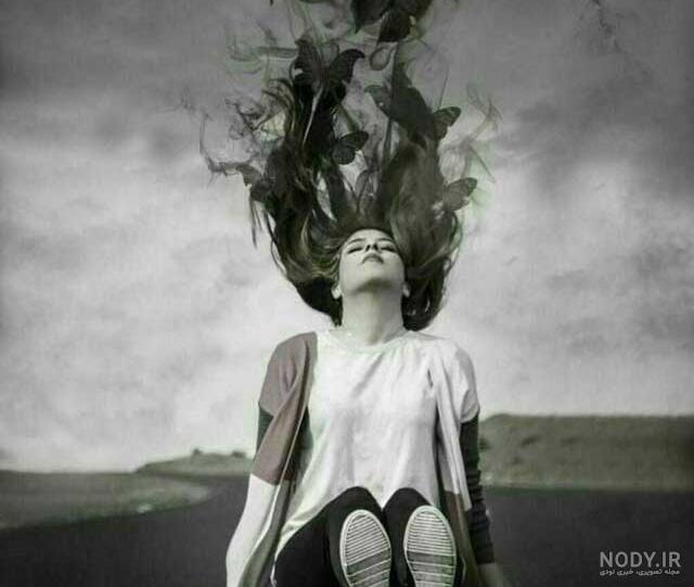عکس نوشته من به تنهایی عادت دارم