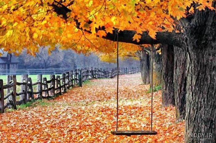 عکس نوشته پاییز مبارک