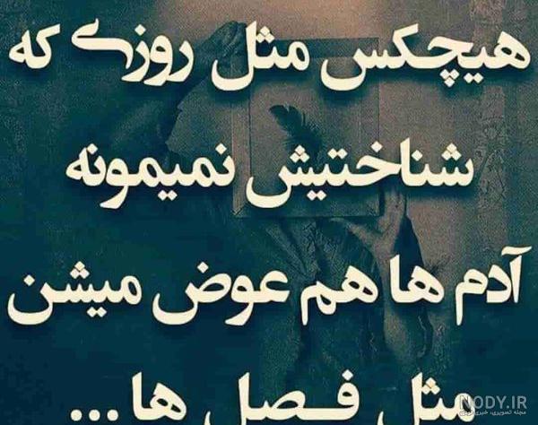 عکس گل و نوشته برای پروفایل