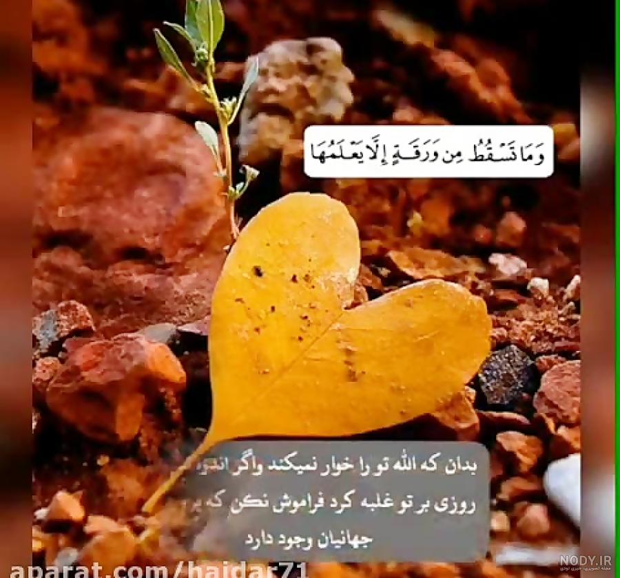 متن و جملات آرامش بخش از قرآن [آیه برای صبر و آرامش!]