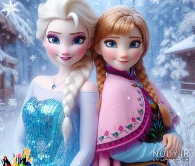 30 عکس جذاب و دیدنی السا و آنا (FROZEN) با کیفیت بالا