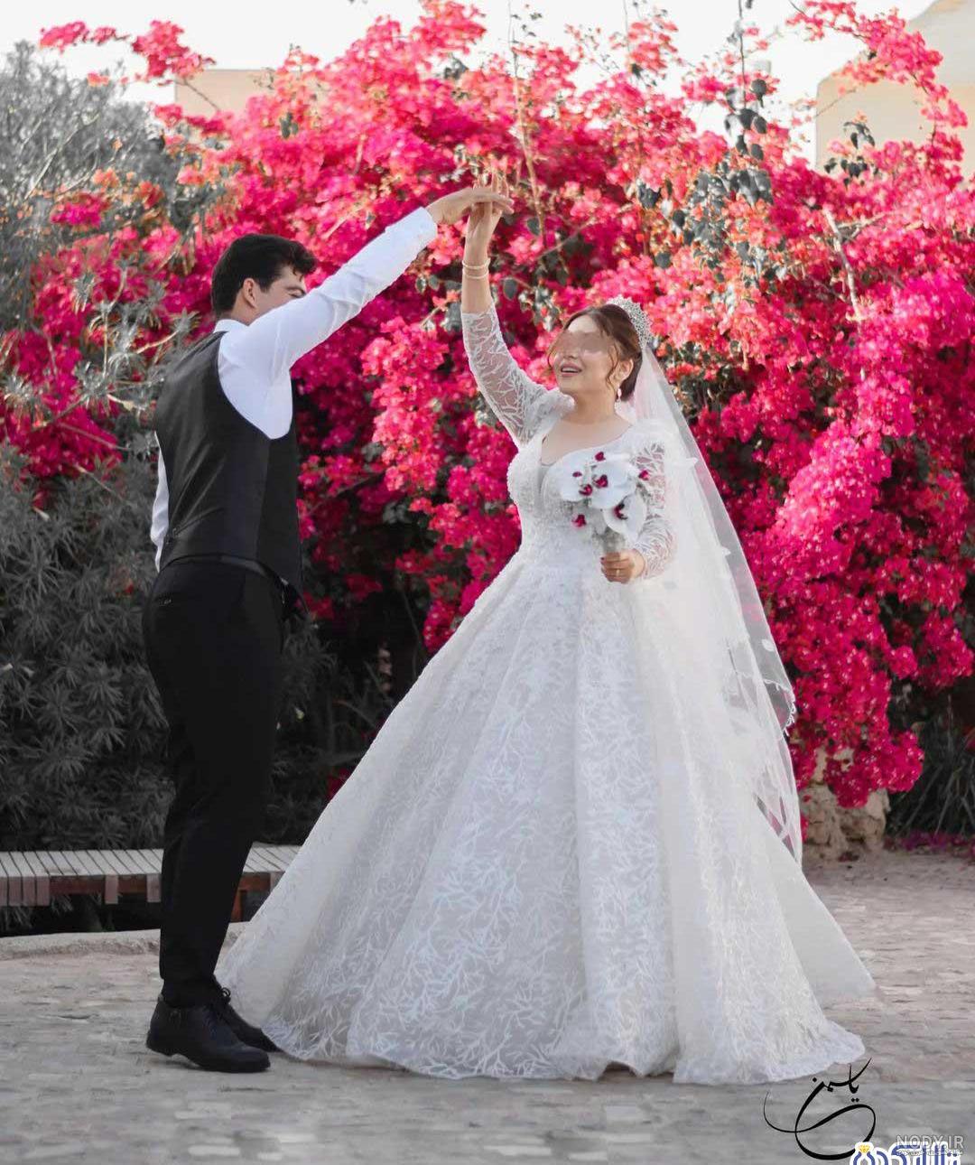 40 عکس عروس داماد با ژست ها و فیگورهای جدید و عاشقانه ❤️