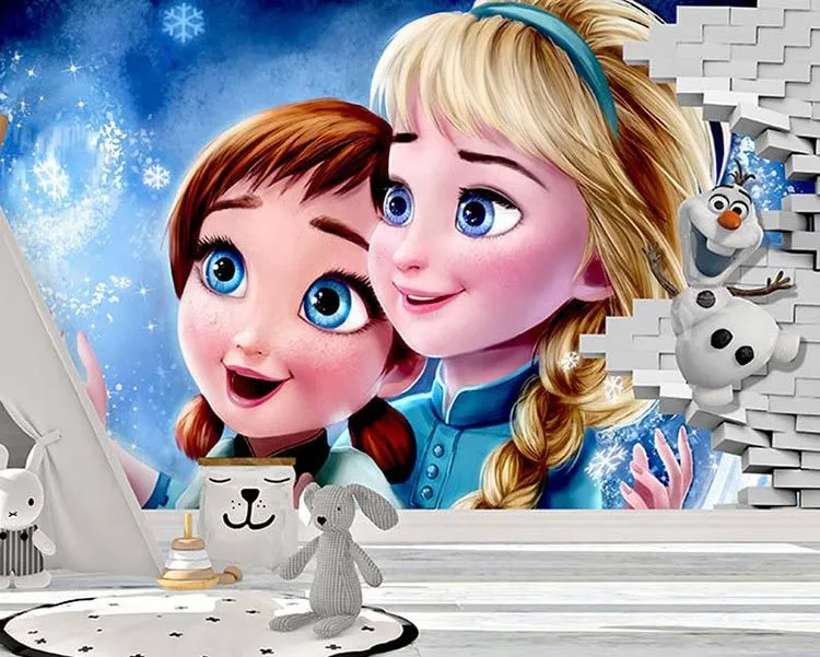 آینه جیبی دخترانه طرح کارتون Frozen فروزن آنا و السا ZAY-010