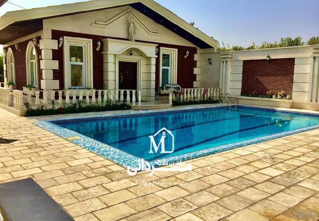 باغ ویلای ارزان قیمت مدرن در آران ، ویلای کد 298 - ویلا رز