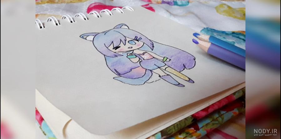 عکس نقاشی دخترانه فانتزی ❤️ [ بهترین تصاویر ]