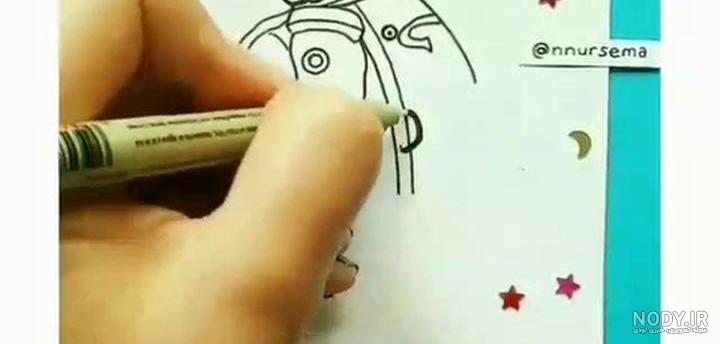 نقاشی دخترانه آرایشی آسان نقاشی دخترانه آرایشی آسان