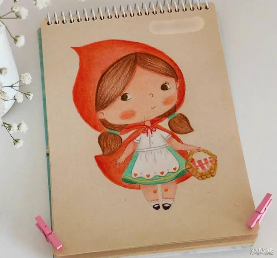 نقاشی دخترانه های آسان