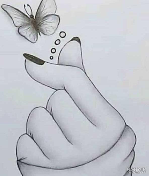 نقاشی دخترانه زیبا و جدید سخت