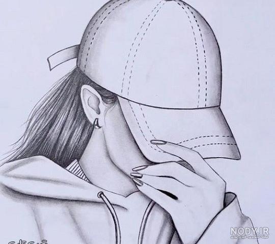 نقاشی دخترانه زیبایی
