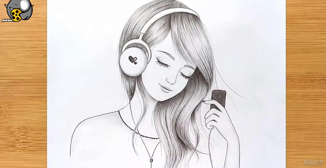 نقاشی دخترانه ماسک - عکس نودی