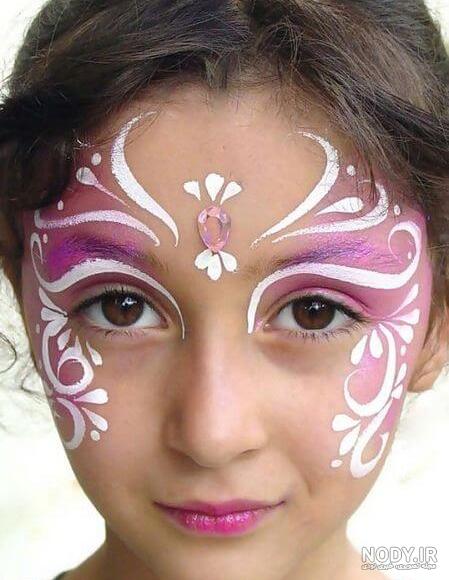 نقاشی روی صورت کودکان / مناسب دختر بچه ها و پسر بچه ها | جدول یاب