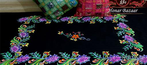 نقاشی روی پارچه ولباس - هنربازار