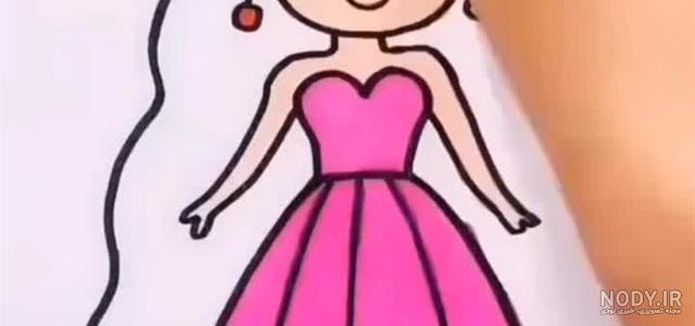 نقاشی های زیبا و ساده دخترانه : دختر مدرسه ای - Kids TV نقاشی های زیبا و ساده دخترانه : دختر مدرسه ای - Kids TV