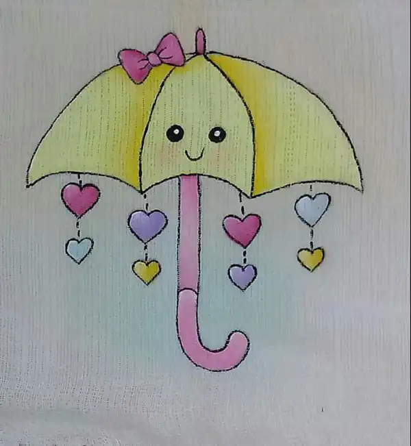 نقاشی قشنگ و زیبای دخترانه آسان