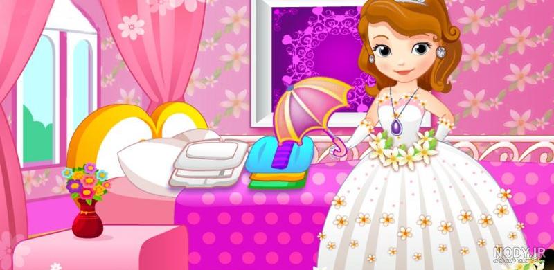 پرنسس سوفیا نقاشی کارتونی با رنگ های ملایم 1726125