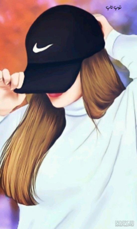 ۴۰ عکس نقاشی دخترانه جدید، ساده، زیبا، فانتزی و آسان برای پروفایل