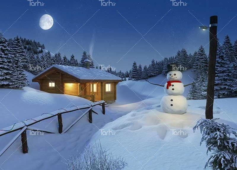 ۵۰ عکس پروفایل برفی با مناظر زیبا و رویایی