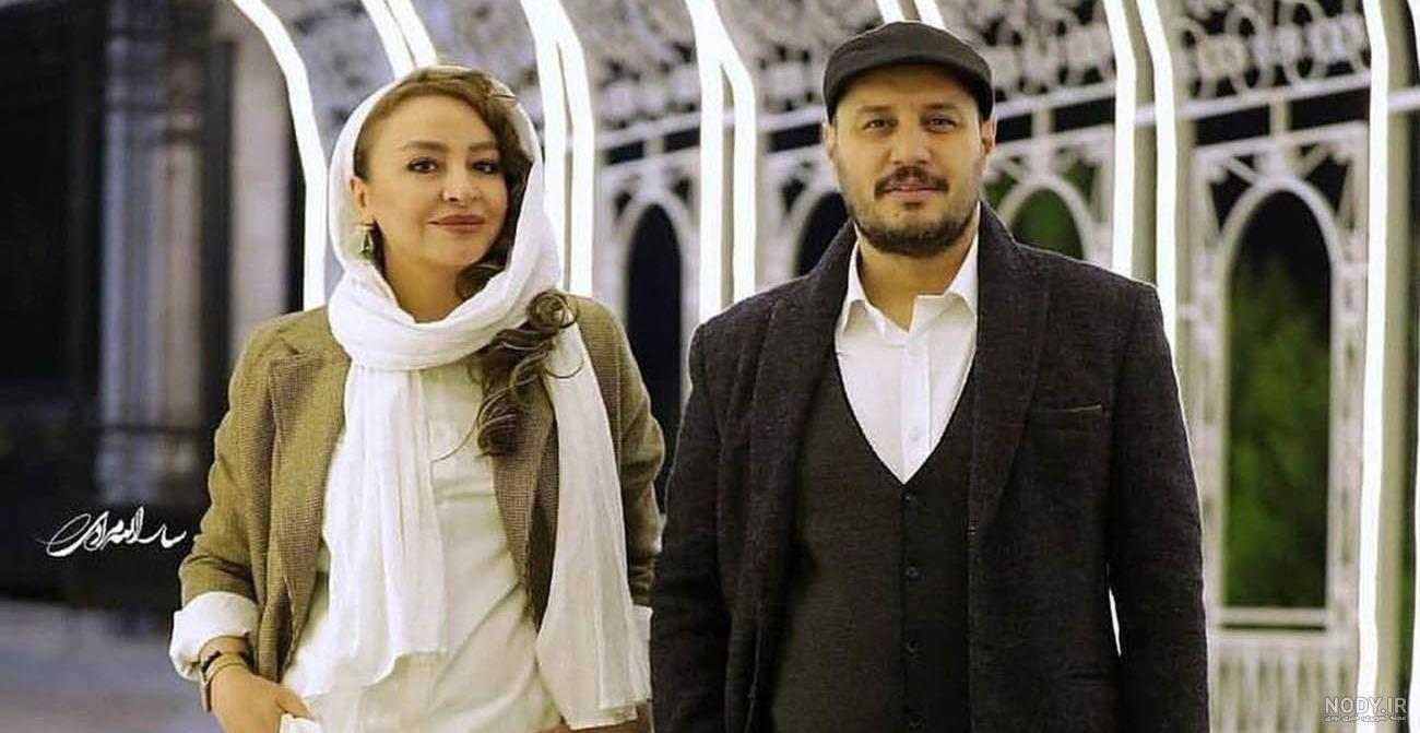 عکس: جواد عزتی در کنار همسرش؛ مه‌لقا باقری