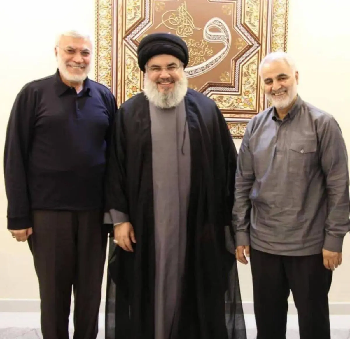 Noandish.com::: تصویر 4 سردار شهید در کنار سیدحسن نصرالله ، دبیرکل حزب الله  لبنان