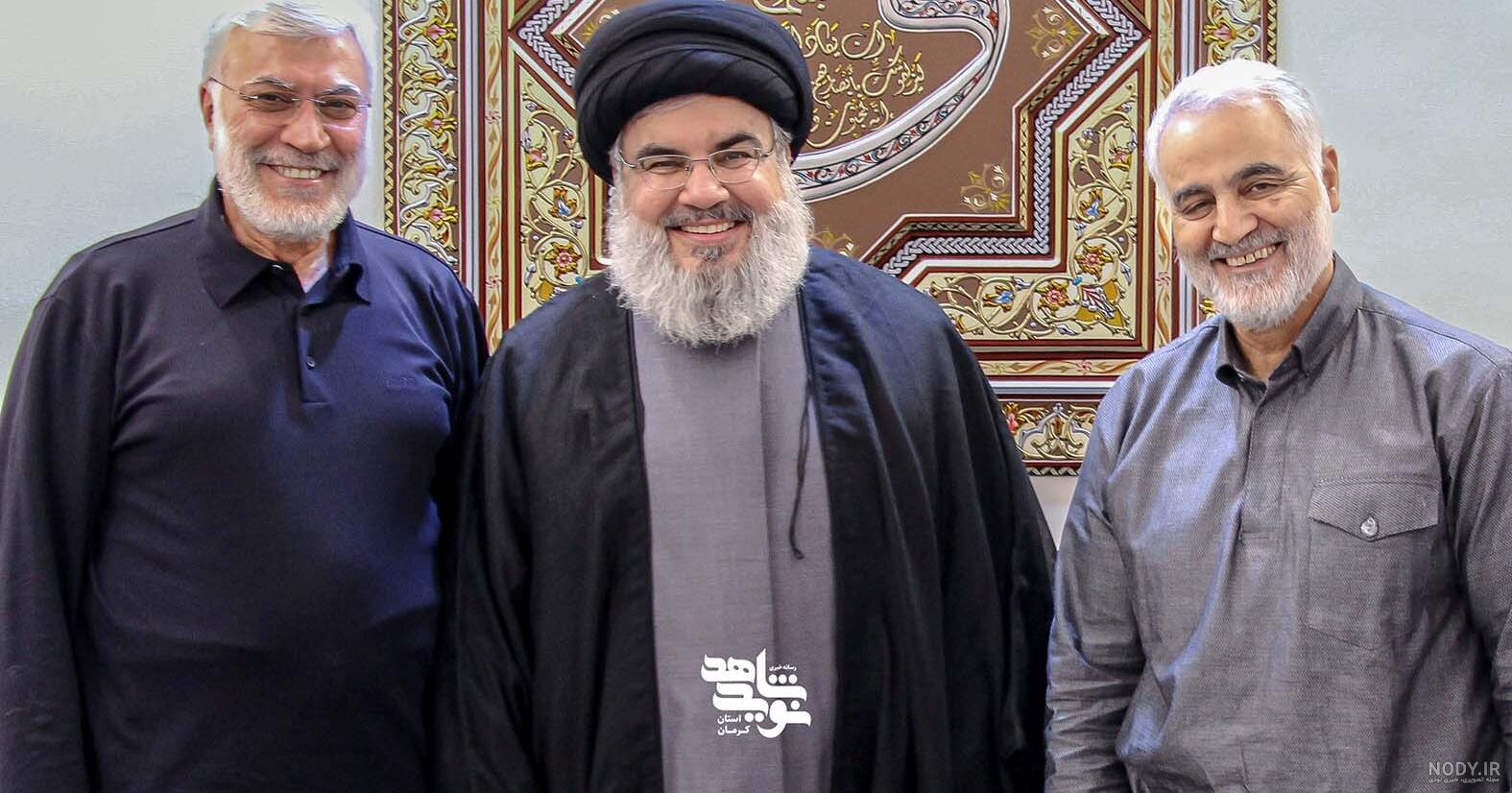 تصویری از رهبران جبهه مقاومت در کنار یکدیگر تصویری از رهبران جبهه مقاومت در کنار یکدیگر