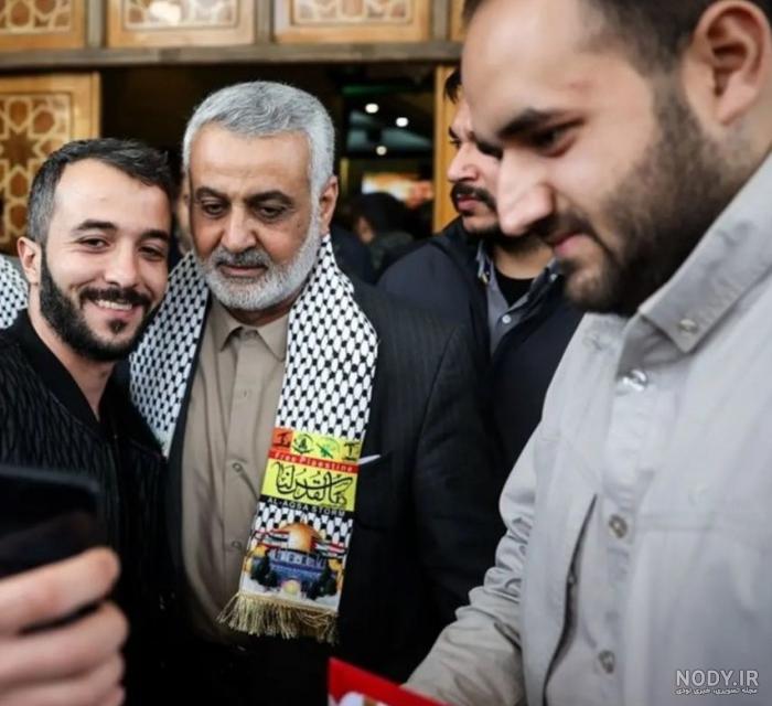 عکس بدل حاج قاسم سلیمانی در عراق