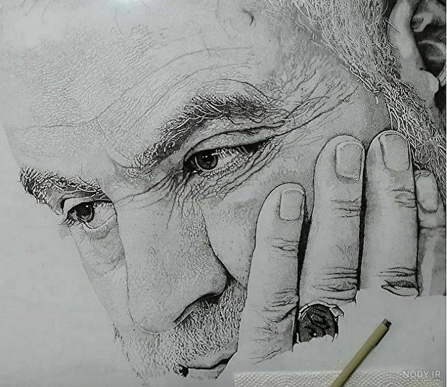 قاسم سلیمانی عکس نقاشی