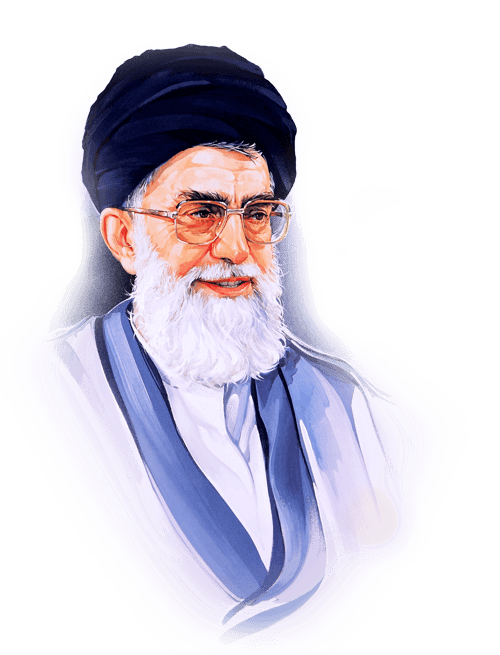 عکس آقای خامنه ای با سیگار