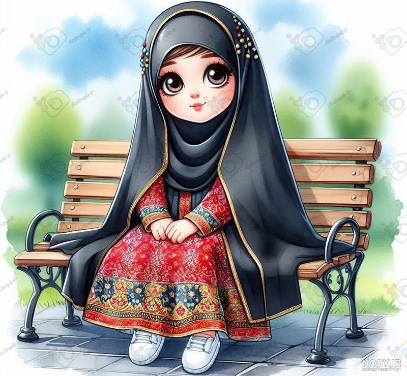 عکس دوتا دختر رفیق کارتونی
