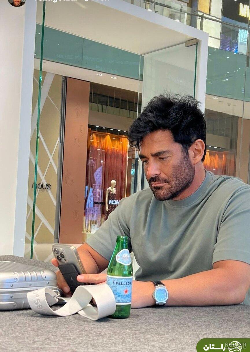 عکس محمدرضا گلزار و همسرش