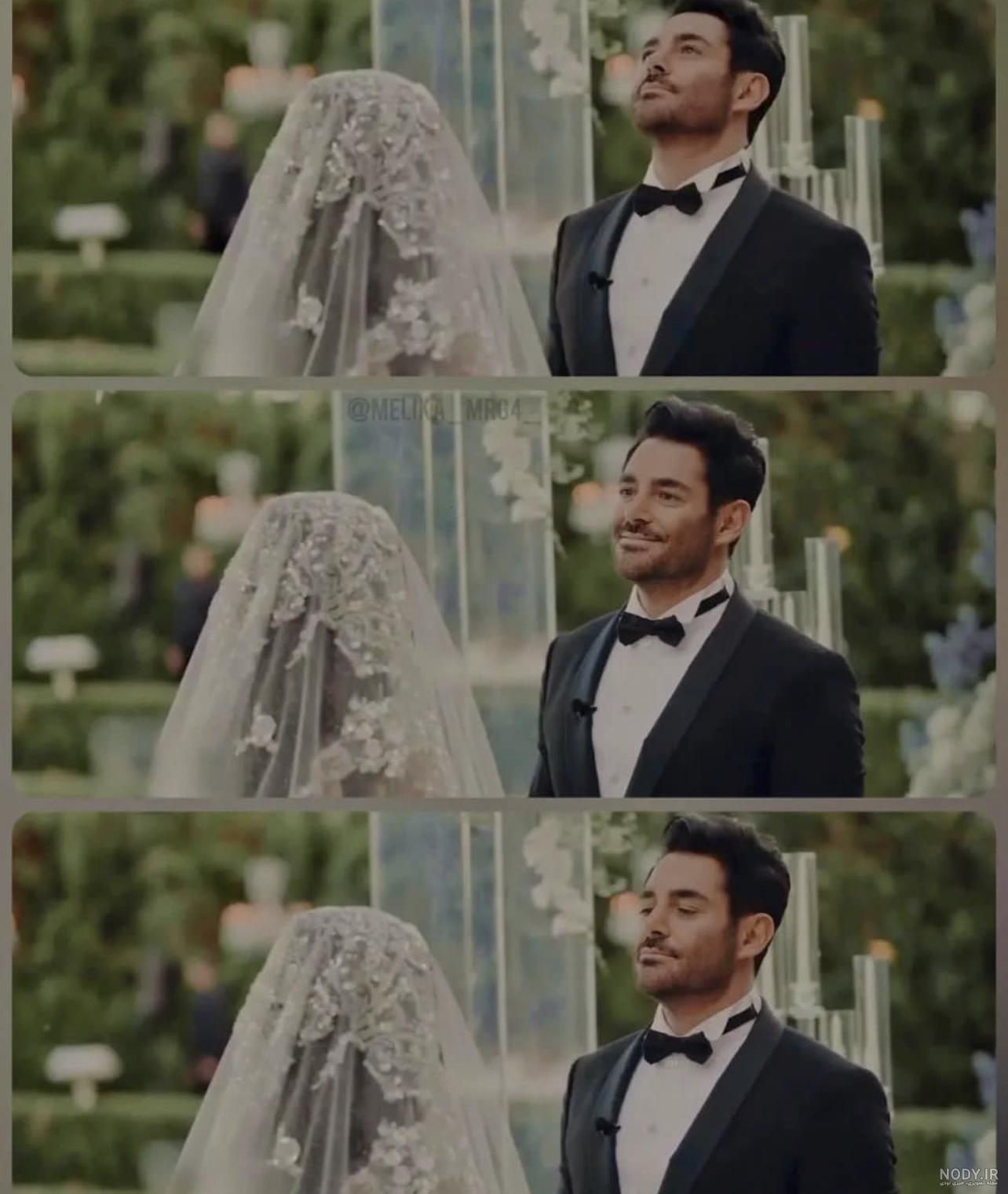 عکس محمدرضا گلزار و همسرش