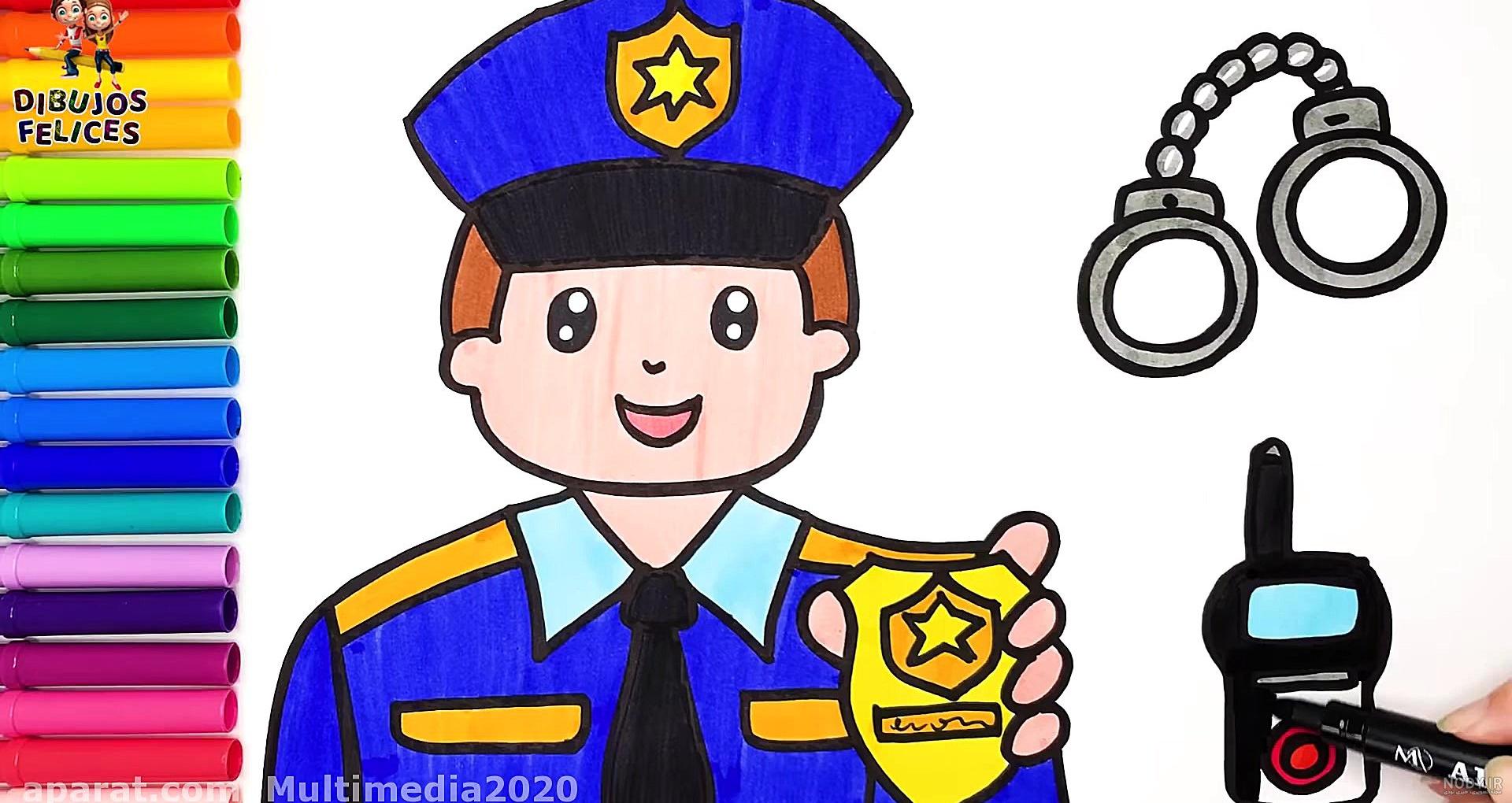 عکس نقاشی آقای پلیس